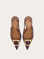 Ferragamo Maxi Gancini slingback pum - Image 4